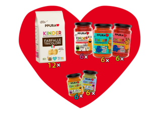 PPURA - 1 von 5 Kinder Vorratspakete mit 42 gesunden Produkten von Ppura