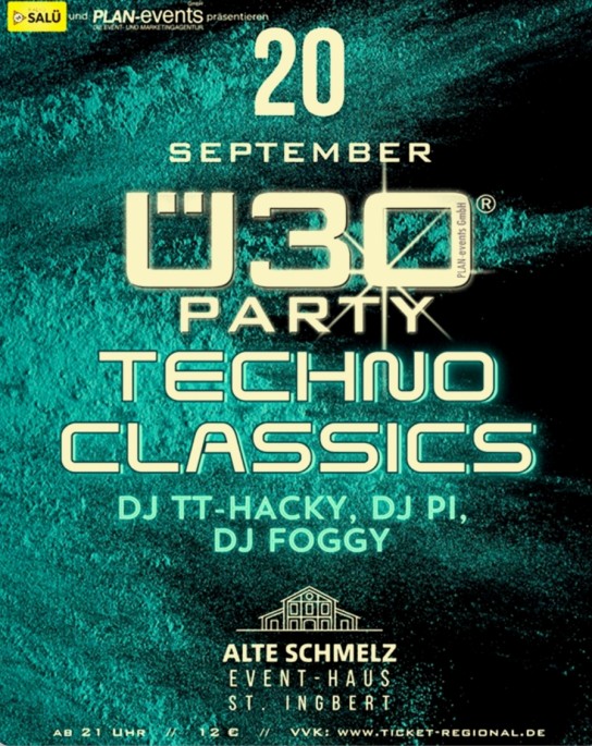 RADIO SALÜ - 5x2 Tickets für die Ü30 Party am 20. September in St. Ingbert