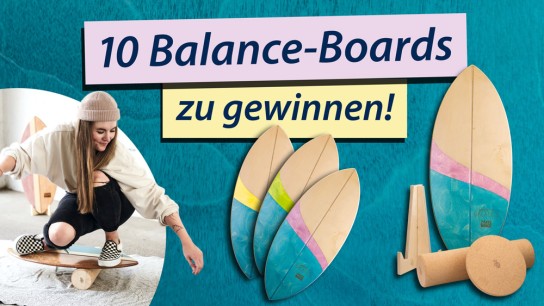 Romina Mineralbrunnen - 10 x 1 Balance Board mit Rolle