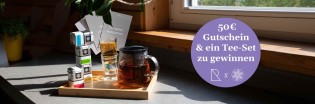 Samova - 3× exklusive Herbst-Sets, bestehend aus:  1× Gutschein von recolution im Wert von 50 € 1× samova Starter-Set »Tea Tasting«,  und vielen Preisen mehr