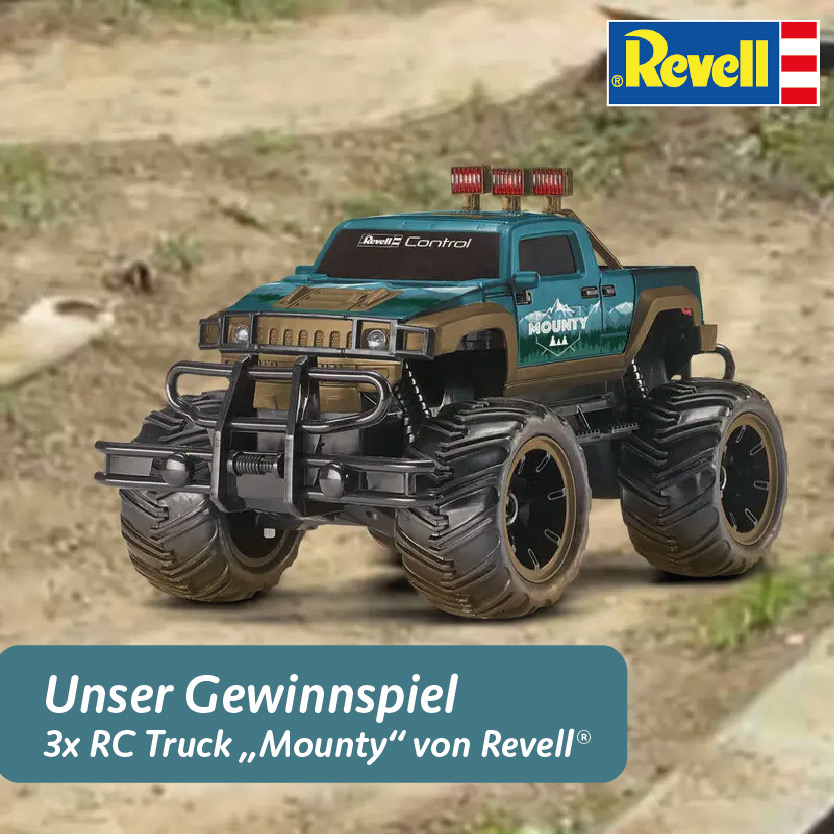Spielwaren Krömer - 3 x 1 RC Truck "Mounty" von Revell