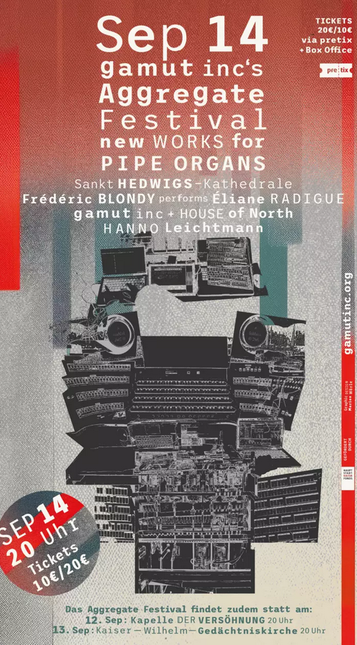 taz.de - 2 x 2 Tickets für das AGGREGATE Festival am 14.09.2025 20:00 in der Sankt Hedwigs-Kathedrale, Berlin