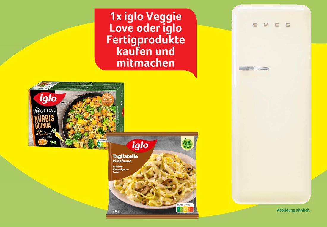 V-MARKT - 1 von 2 Retro-Kühlschränken von Smeg gewinnen!