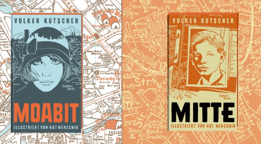 Verlag Galiani Berlin - Zwei Exemplare von "Moabit" und "Mitte" von Volker Kutscher