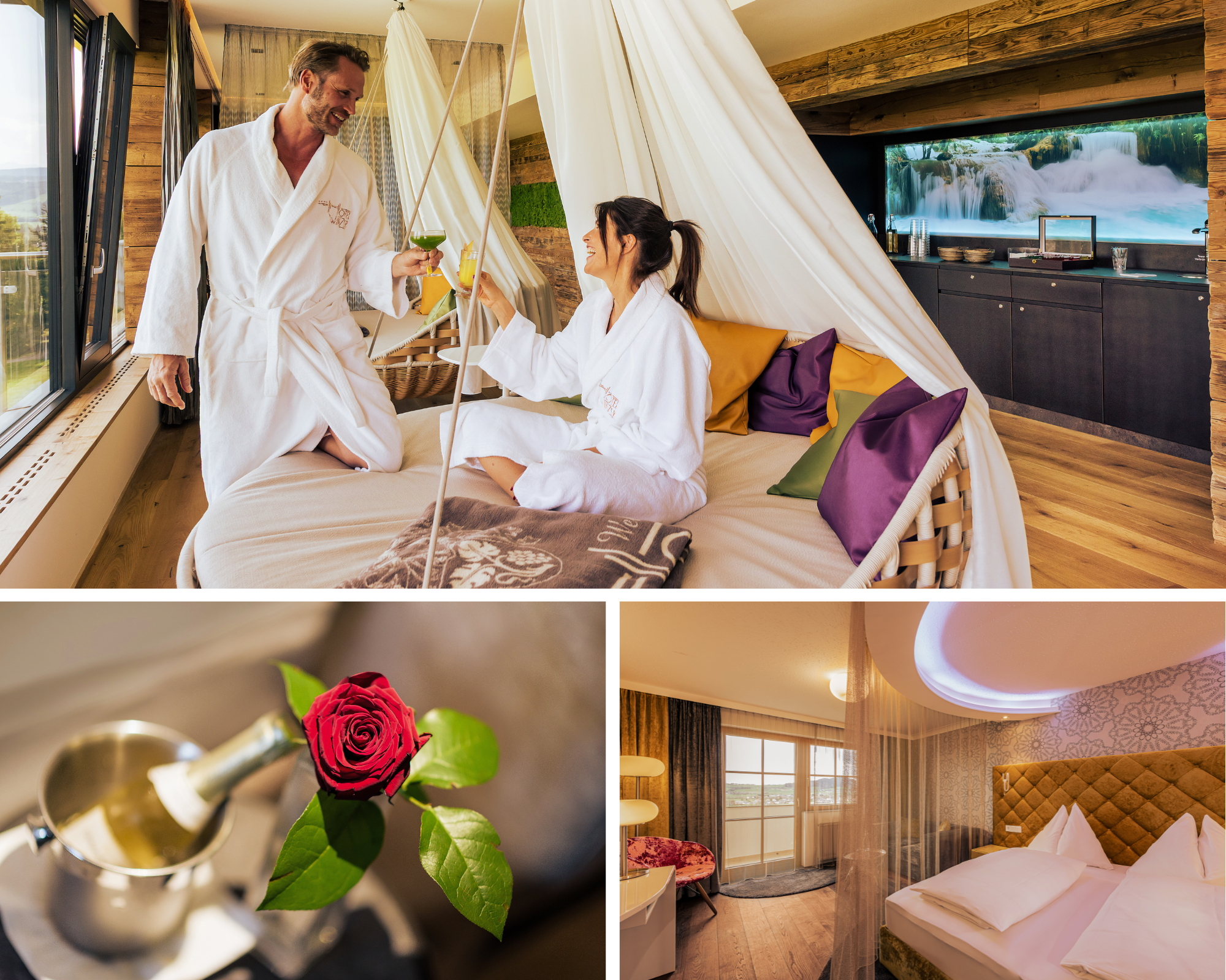 Alina-Cosmetics - 1 romantischen Wohlfühlurlaub (2 Nächte) für 2 Personen im Doppelzimmer „Emotion“ inklusive Verwöhnpension im Wellness- & Kuschelhotel Winzer****s im Salzkammergut