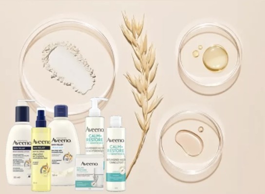 Apotheke com - 7 Aveeno® Pflegepakten für Gesicht und Körper