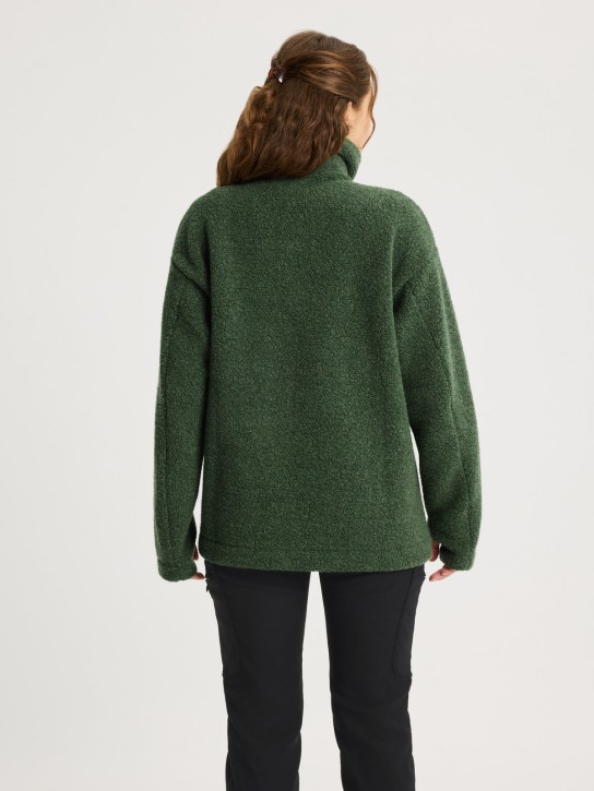 astridwild.com - eine Minna Wool Fleece Jacke oder Minna Minimalist Wollfleece-Jacke in der Farbe deiner Wahl (je nach Verfügbarkeit der Größe)