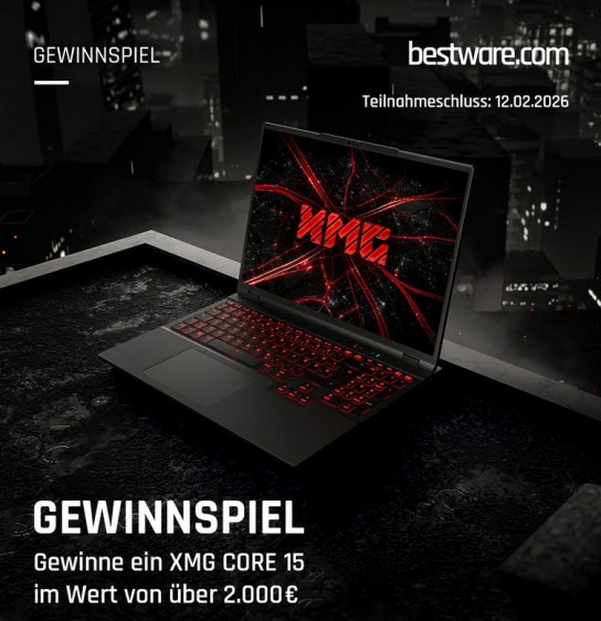 bestware - Notebook XMG CORE 15 im Wert von über 2.000 €