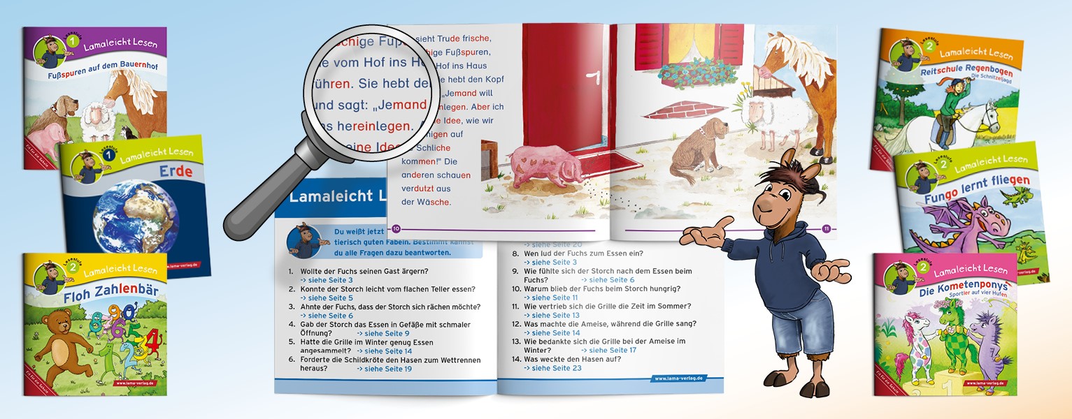blick-punkt - Buch: Lesen lernen mit Lama Lenni