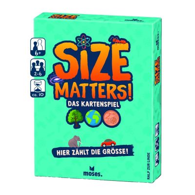 erlebekempen - dreimal ein Exemplar des Spiels„Size Matters