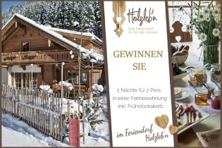 Grossarltal - 2 Übernachtungen in einer Ferienwohnung im Almdor Holzlebn für 2 Pers. mit Frühstückskorb