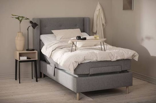 jensen-beds - jährlich ein Jensen J3-Boxspringbetts mit Jensen Sleep I-Topper in der Größe 150 cm