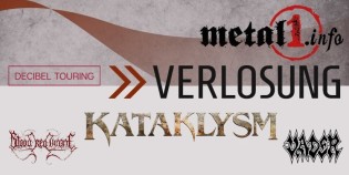 metal1 - 2x 2 Gästelistenplätze für KATAKLYSM und VADER gemeinsam mit BLOOD RED THRONE