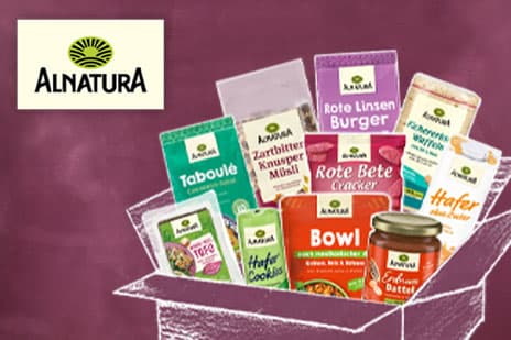 Müller - 1 von 10 veganen Alnatura Bio-Probierpaketen