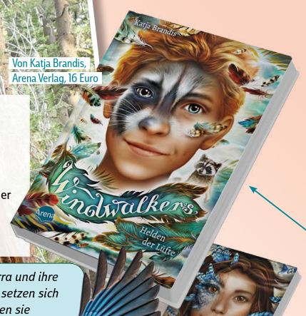 Sailer Verlag - 3x das Buch "Windwalkers 2" mit Autogramm von Katja Brandis