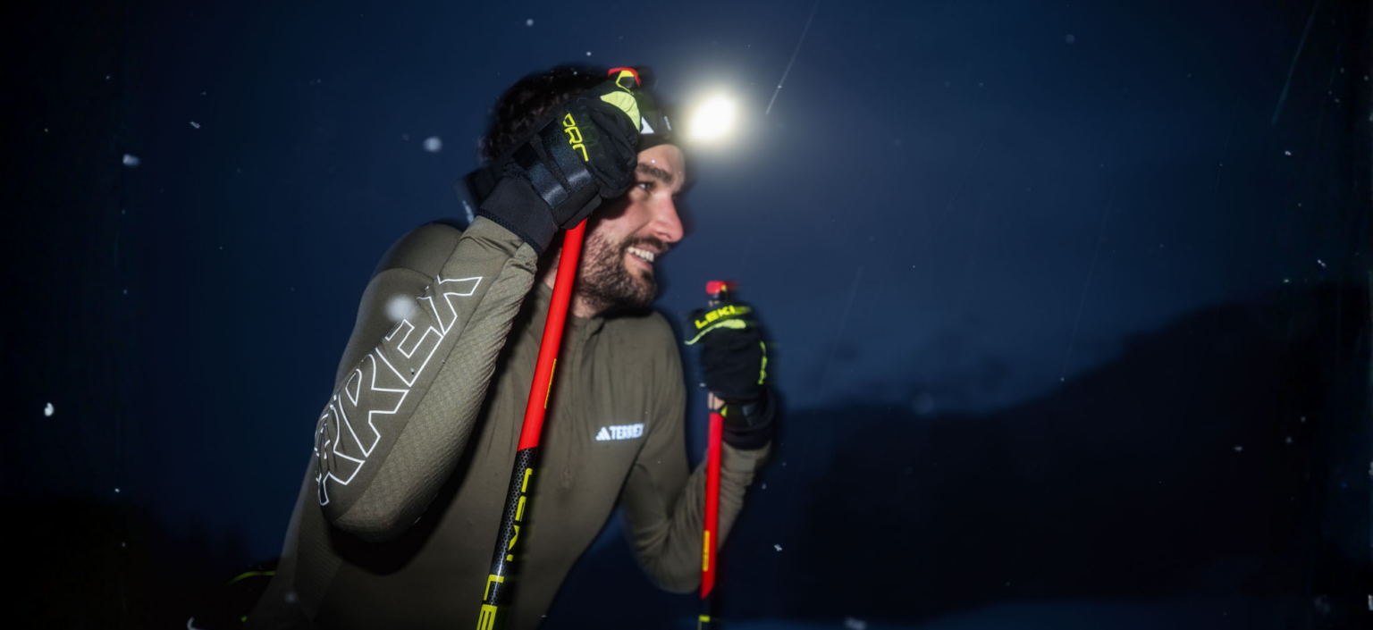 Sport Conrad - Set von LEKI, bestehend aus:dem LEKI PRC 750 Langlaufstockund den PRC Premium ThermoPlus Shark Fingerhandschuhen