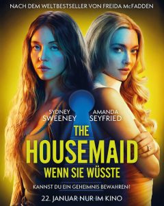Stilpalast - 5 x 1 Goodie-Set für den Thriller "THE HOUSEMAID" mit je 2 Kinotickets für THE HOUSEMAIDplus das Buch zum Film, den Weltbestseller von Freida McFadden