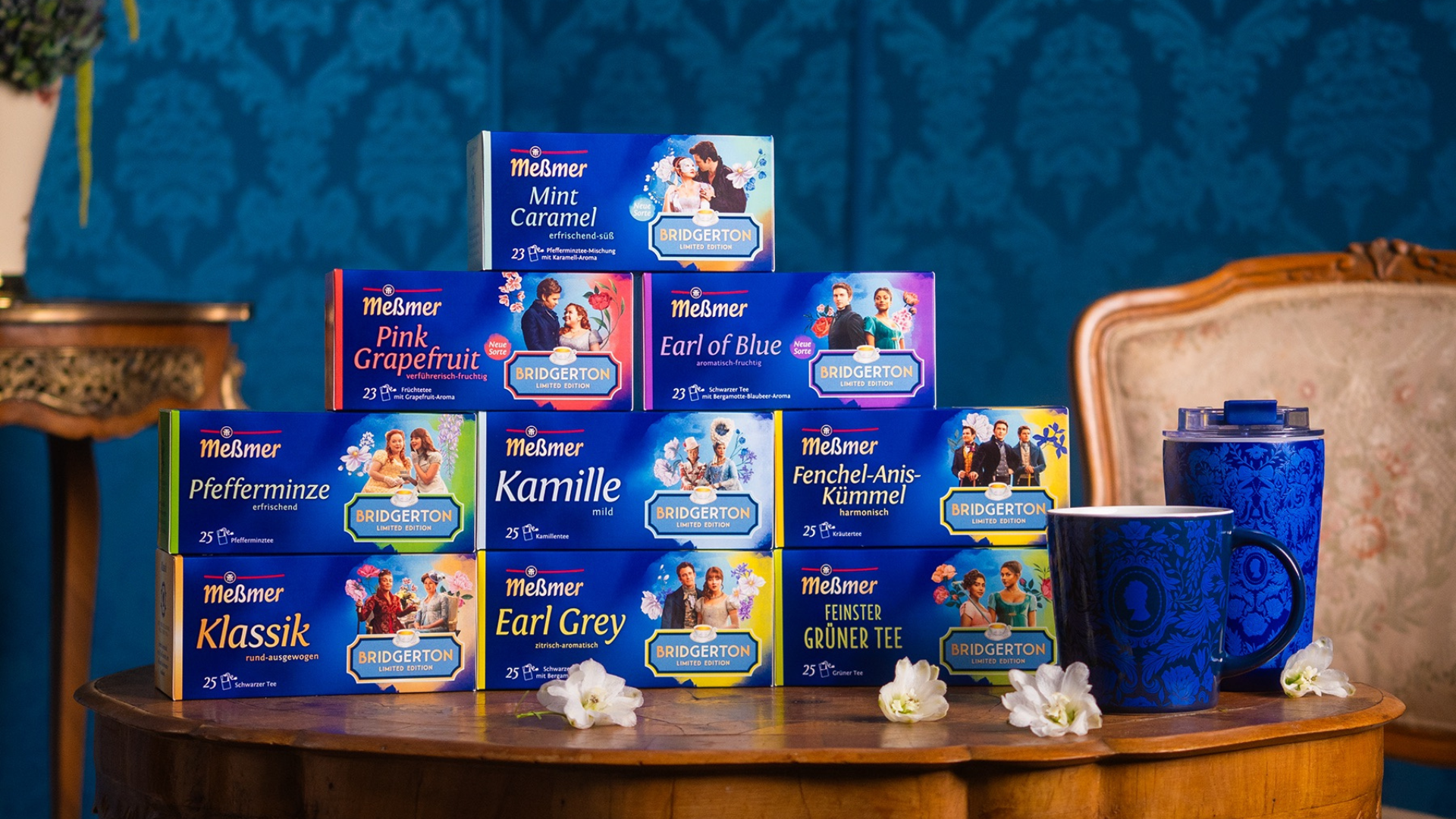 Tirolerin - 6×1 Bridgerton Tee-Paket von Meßmer