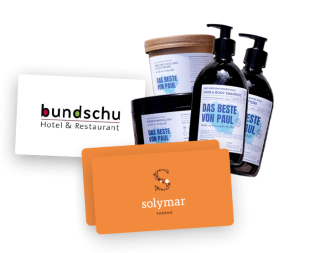 Visit Bad-Mergentheim - 1x Übernachtung im Ringhotel Bundschu (+ 2x Tagesticket Solymar Therme)3x Tagesticket Solymar Therme5x Pflegeset "Das Beste von Paul"10x 3er Pack Solebier "Schwarzes Schaf"