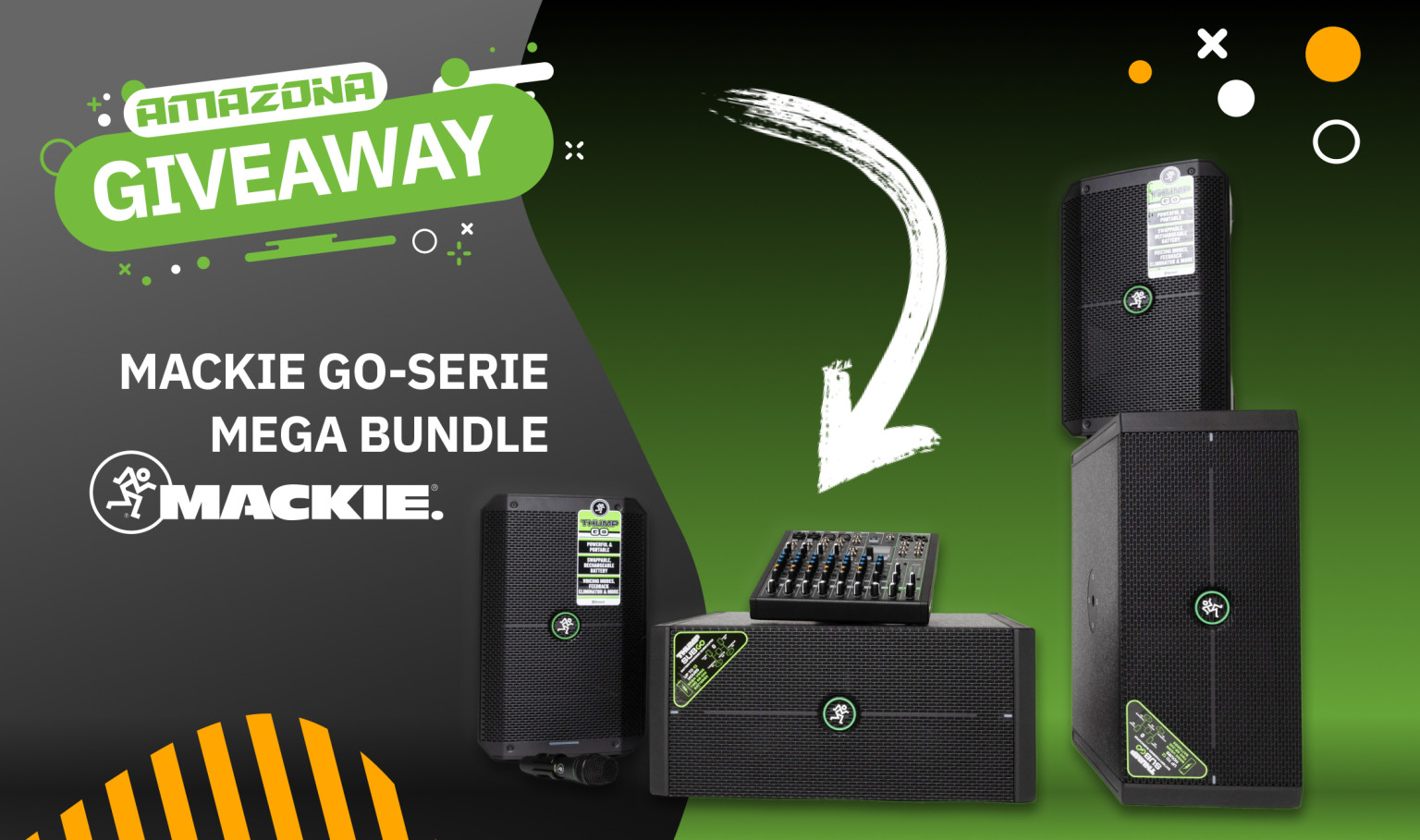 amazona - 1 Mackie Go-Serie Mega Bundle