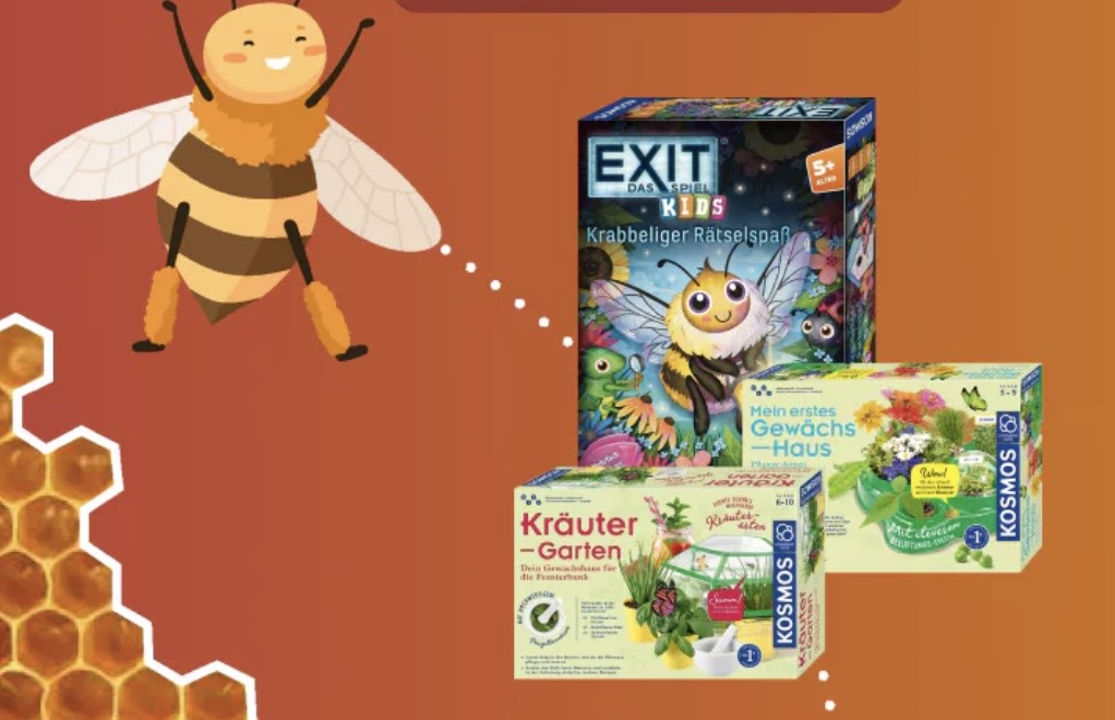 Apotheke com - 3x Kosmos Spielsets; Kräutergarten , EXIT , Mein erstes Gewächshaus