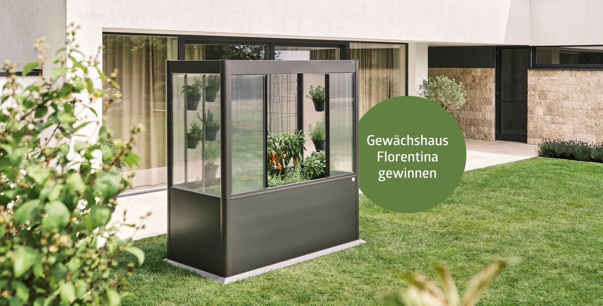 biohort - ein Design-Gewächshaus Florentina