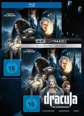 BLURAY-DISC - 2x den Film „Dracula - Die Auferstehung“ (1x 4K UHD + 1x Blu-ray)