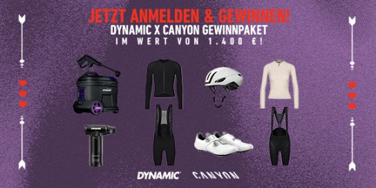 Dynamic Bike Care - Dynamic × Canyon Produktpaket im Wert von 1.400 €