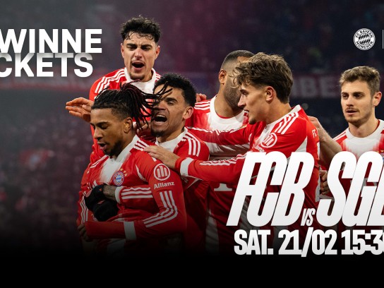 FC Bayern - 2x2 Public-Tickets für das Bundesligaspiel Bayern München gegen Frankfurt 21. Februar 2026 um 15:30
