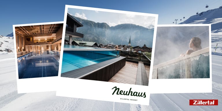 Haba - Wohlfühlurlaub für die ganze Familie in Mayrhofen im Zillertal für 2 Erwachsene und 2 Kinder (bis 12 Jahre) mit 4 Nächten Halbpension (exkl. Getränke) im Hotel Neuhaus