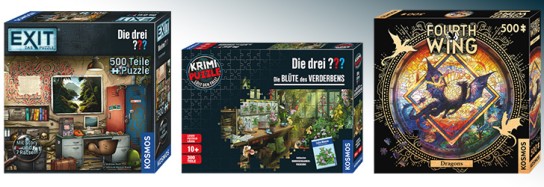 Häfft - 3 verschiedene Puzzle von Kosmos