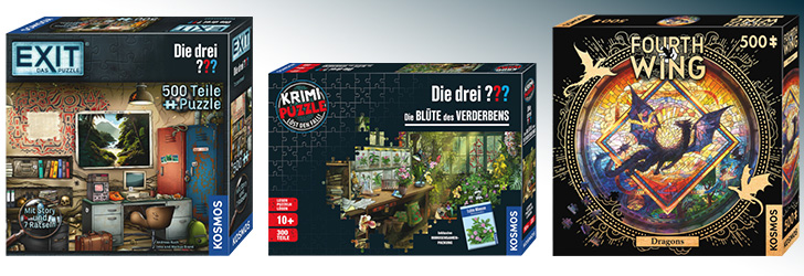 Häfft - 3 verschiedene Puzzle von Kosmos