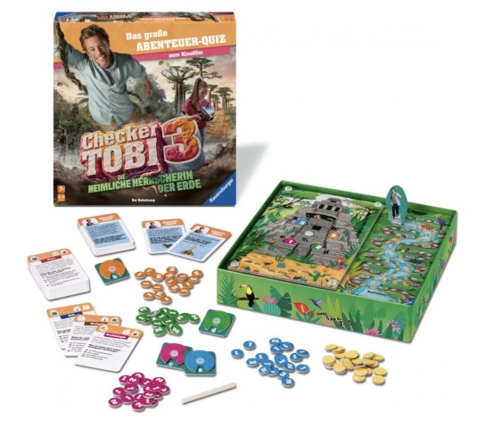 Iris Kater Verlag - 3 Exemplare Checker Tobi – Das große Abenteuerquiz