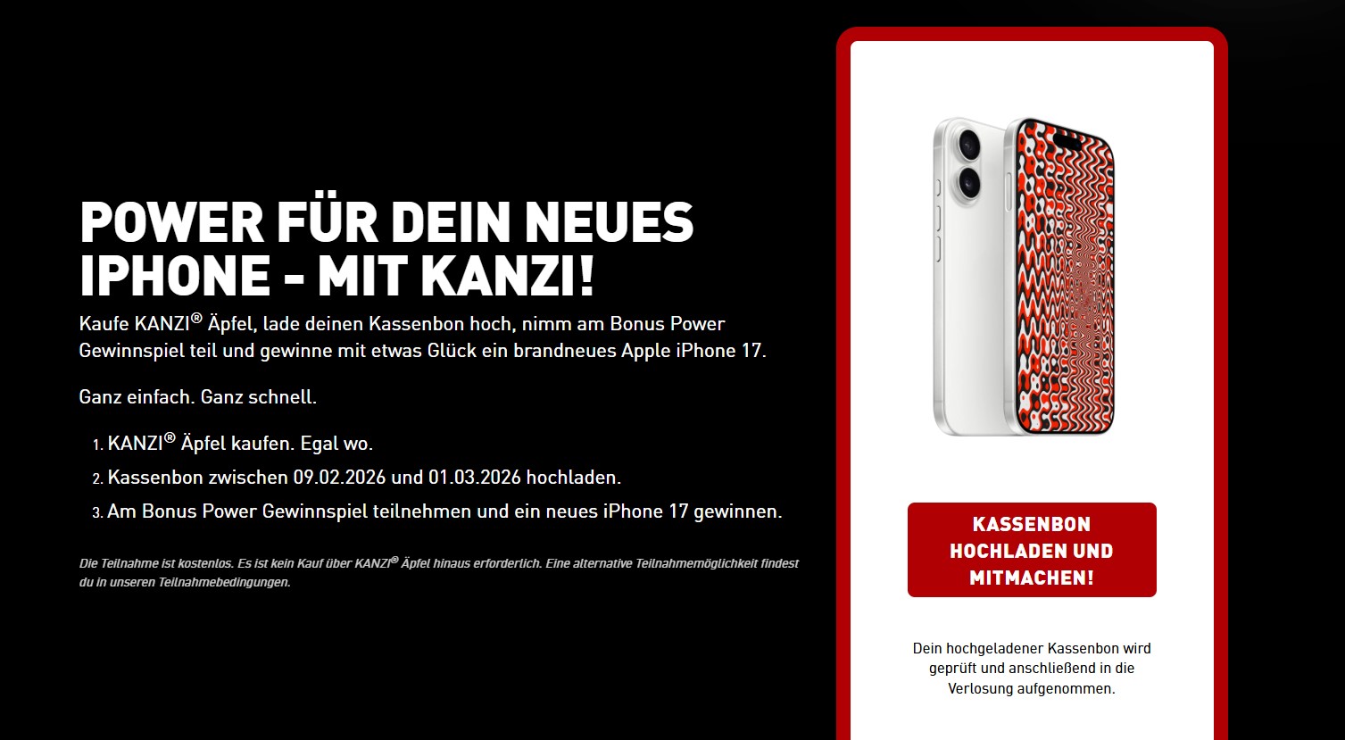 Kanzi - 1x1 iPhone 17 (Produktkauf)