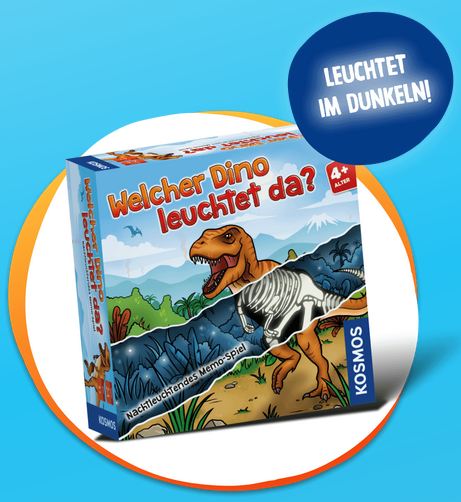 kinder - 1.111 x Spiel "Welcher Dino leuchtet da?" von KOSMOS