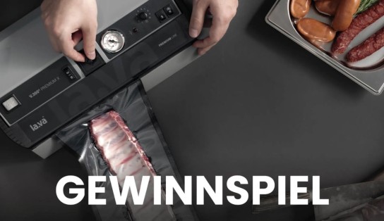 Landig + Lava - Profi-Vakuumierer V.300 Premium X im Wert von 449 € plus gratis Starterset