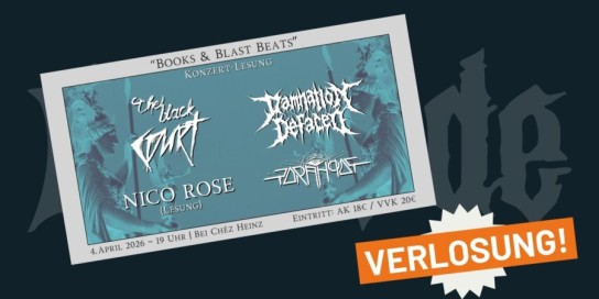 metal.de - 2×1 Ticket für Books & Blast Beats 4. April 2026, Bei Chéz Heinz, Hannover
