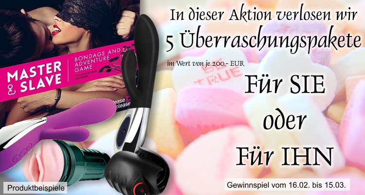 my-Lovetoy - 3 x Überraschungspakete für SIE oder IHN im Wert von 200 €