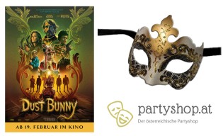 oeticket - DUST BUNNY: 2x2 Kinogutscheine plus je eine venezianische Maske partyshop.at