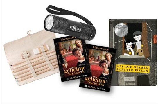 RCR Magazin - DAS GEHEIME STOCKWERK1 Fanpaket , bestehend aus 2 Kinokarten, Taschenlampe, Stifteset und einem thematisch passendem Buch