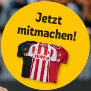 REWE - Ein signiertes Trikot vom 1. FC Köln für jedes Tor in der Saison 2025/26