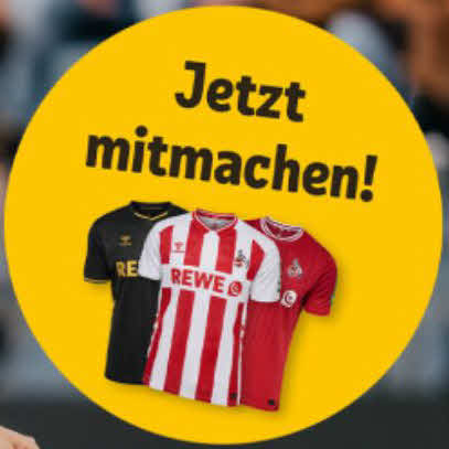 REWE - Ein signiertes Trikot vom 1. FC Köln für jedes Tor in der Saison 2025/26