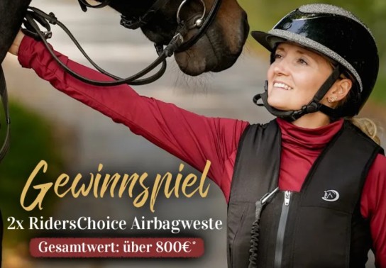 RidersDeal - 2 x 1 Airbagweste von RidersChoice (Reiter-Westen)