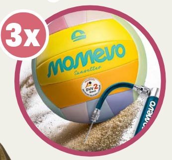 Sailer Verlag - 3 x Beachvolleyball mit Pumpe von Momevo