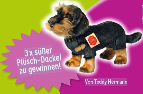 Sailer Verlag - 3 x Plüsch-Dackel von Teddy Hermann