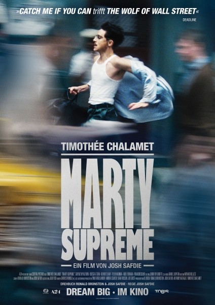 Spielfilm.de - 2 x 1 Fanpaket zum Kinostart von "Marty Supreme" (TT-Schläger-Set, 2 Tickets, T-Shirt)