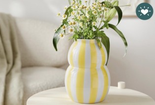 Tchibo - gewinne eine Gelbe Vase - Deko für Zuhause