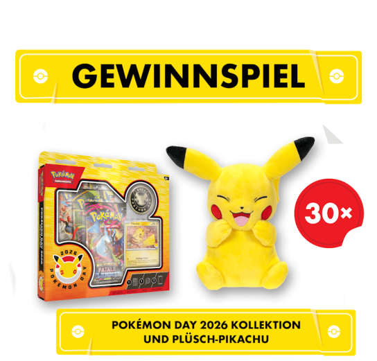 toggo - 30× je 1 Pokémon Day 2026 Kollektion und 1 Plüsch-Pikachu
