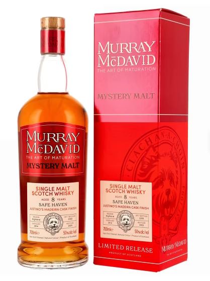 Whisky Erlebnis - Murray McDavid Safe Haven 2014/2023 Justinos Madeira Cask Finish 50% (Single Malt Whisky)