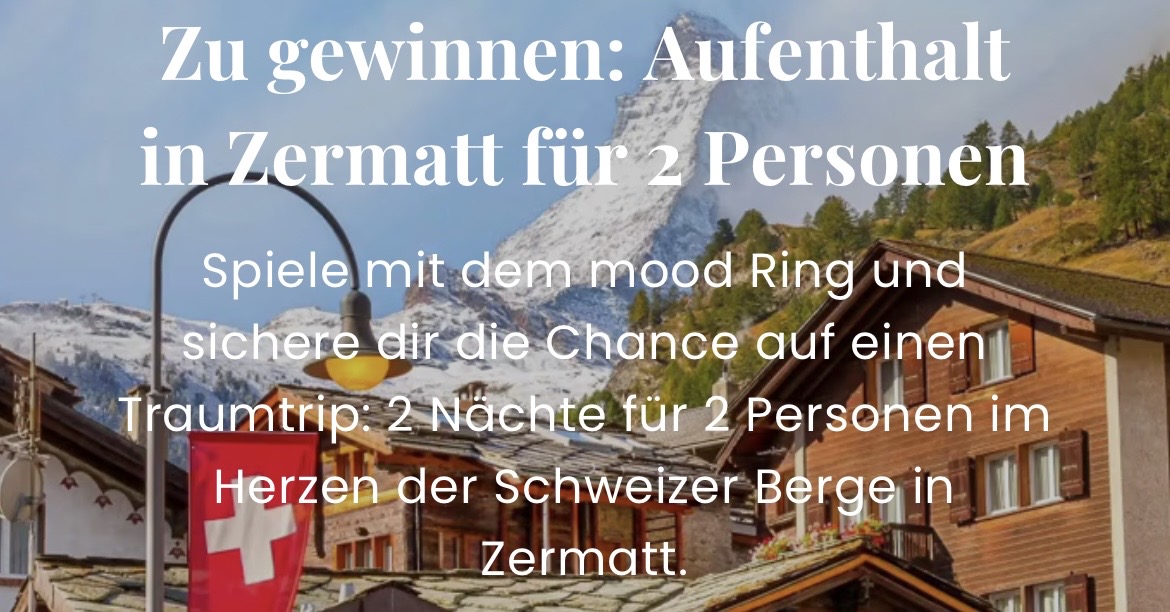 yourmood - Traumtrip: 2 Nächte für 2 Personen im Herzen der Schweizer Berge in Zermatt